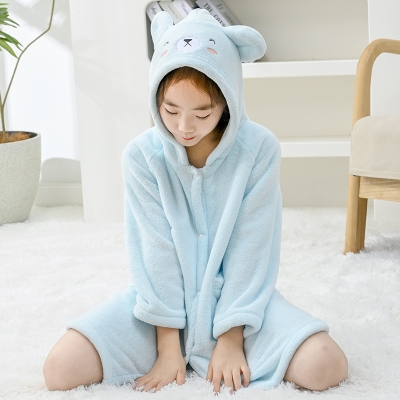 兒童珊瑚絨浴袍